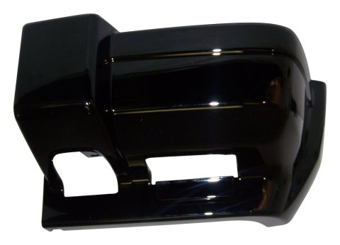Crown Automotive Bumper End Caps 5DY01DX8AB Cap, Front Left, Gloss Black, Jeep, Each
