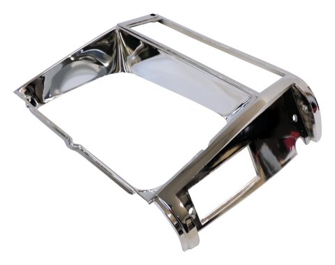 Crown Automotive Headlight Bezels 55002244 Light Bezel, Headlight, Plastic, Chrome, Passenger Side, Jeep, Each