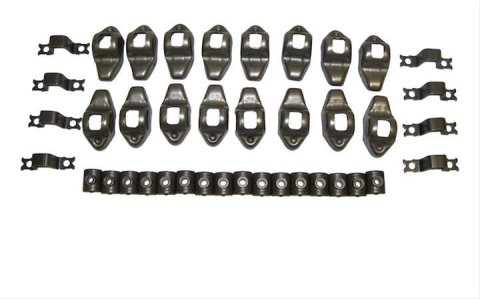 Crown Automotive Rocker Arms 3223539KL Arms, Non-roller, Steel, Natural, Stud Mounting Style, Pivots, Bridges, Jeep, 5.0L, 5.9L, Kit