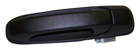Crown Automotive Exterior Door Handles for 2003-2007 LIBERTY - 55360614AB Handle, Exterior, Plastic, Black, Jeep, Passenger Side Front, Each
