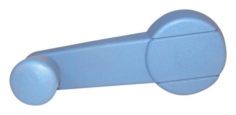 Crown Automotive Window Crank Handles for 1984-1996 CHEROKEE, 1986-1992 COMANCHE, 1993-1996 GRAND CHEROKEE - 83505118 Handle, Plastic, Blue, Jeep, Each
