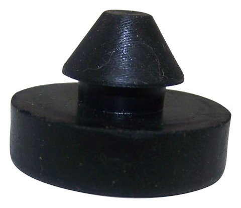 Crown Automotive Hood Bump Stops J5761372 Stop, Front, Rubber, Black, Jeep, Each