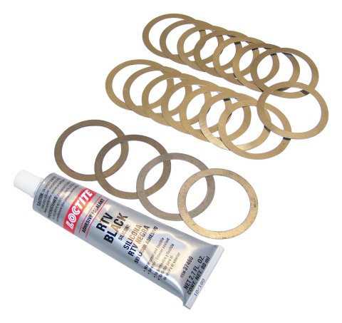 Crown Automotive Differential Shim Kits J8129222 Shims, Carrier Type, Steel, Sealant, Dana 44, Kit