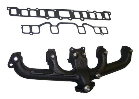 Crown Automotive Exhaust Manifolds 3237427K Manifold, Driver Side, Steel, Natural, Gaskets, Jeep, 4.2L, Kit