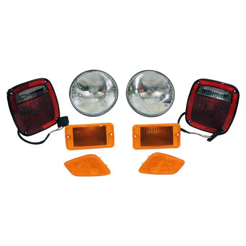 Crown Automotive - Headlight Assemblies for 1997 WRANGLER LK6 Lamp Master Kit Jeep TJ Wrangler