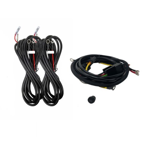 KC HiLiTES Auxiliary Light Wiring Harnesses 92403 Profile SideCast Four-Light Kit - Platform One - 05-23 Toyota Tacoma Double Cab