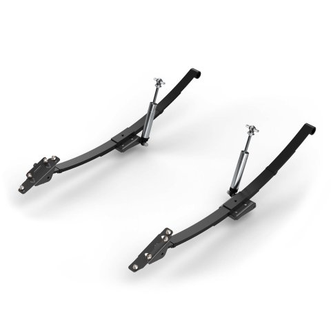 Detroit Speed Rear 1 Kits for 1982-2003 S10, 1982-1990 S15, 1991-2003 SONOMA - 041653DS Suspension Package, 3 in. Drop, Double Adjustable, Monotube, Black Leaf Spring, Chevrolet, GMC, Kit