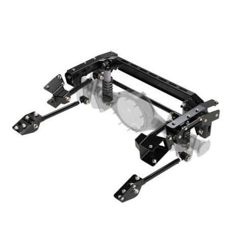 Detroit Speed QUADRALink Rear Suspension Kits for 1982-2003 S10, 1982-1990 S15, 1991-2003 SONOMA - 041759DS Link Kit, QuadraLink Suspension, Bolt-On, Steel, Black, Double Adjustable Coilover, Chevrolet, GMC, Kit