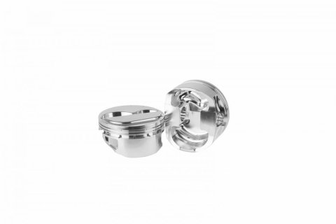 Diamond Pistons Small Block Chevy Nitrous Series 11830-8 - 1200HP Rated - 2618 Material - Includes Pins and Rings