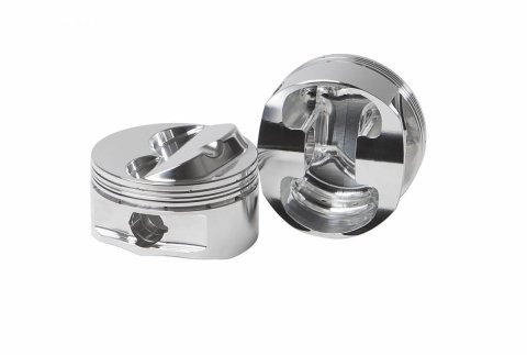 Diamond Pistons Small Block 23 Degree ASCS/USMTS Dome Series 11940-8 - 900HP Rated - 2618 Material - Includes Pins and Rings