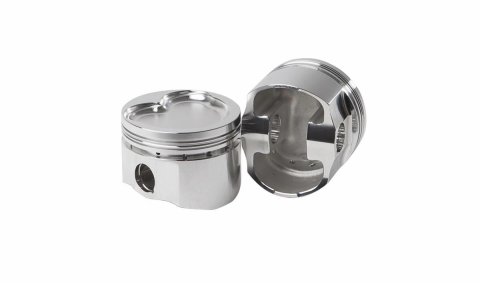 Diamond Pistons Buick 231 Forced Induction Dish Series 21401-6 Domestic - 1000HP Rated - 2618 Material - Includes Pins and Rings