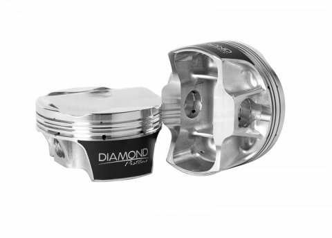 Diamond Pistons Domestic Series 30704-8 Modern Muscle - 1200HP Rated - 2618 Material - Coated Skirts - Includes Pins and Gas Rings
