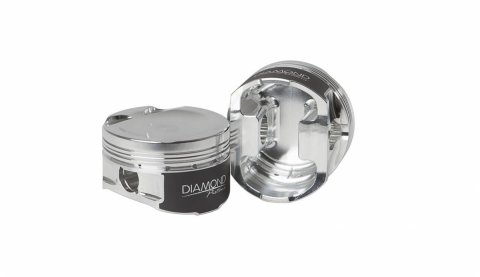 Diamond Pistons Domestic Series 30802-8 Modern Muscle - 1200HP Rated - 2618 Material - Coated Skirts - Includes Pins and Gas Rings