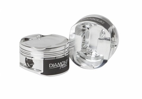 Diamond Pistons Sport Compact Series 36005-4 - 800HP Rated - 2618 Material - Coated Skirts - Includes Pins and Rings