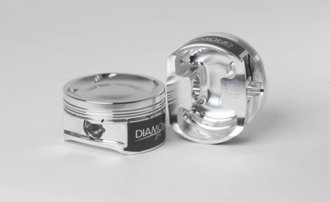 Diamond Pistons Sport Compact Series 36009-4 - 800HP Rated - 2618 Material - Coated Skirts - Includes Pins and Rings