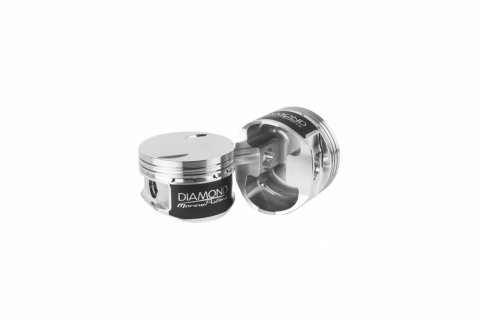 Diamond Pistons Marine Series 70009-8 - Replacement Mercury Racing Stern Engines - Coated Skirts - Includes Pins and Rings