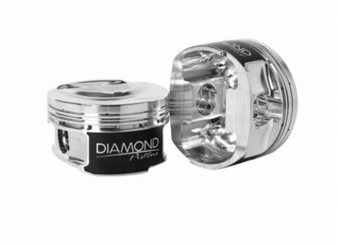 Diamond Pistons Sport Compact Series 81050-6 - 1200HP Rated - 2618 Material - Coated Skirts - Includes Pins and Rings
