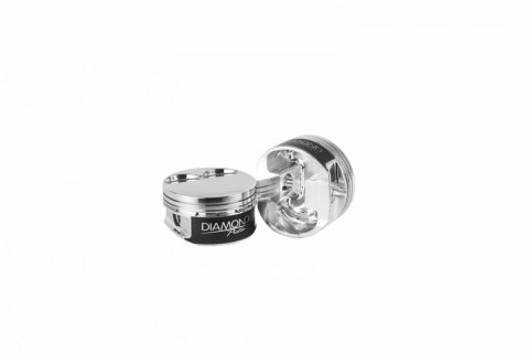 Diamond Pistons Sport Compact Series 83004-6 - 1200HP Rated - 2618 Material - Coated Skirts - Includes Pins and Rings