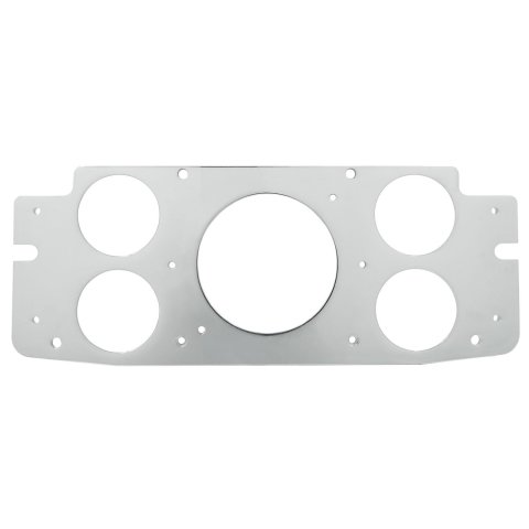 AutoMeter Mounting Sol. 57-60 Ford Truck Billet Panel/Gauge Kit - 3-3/8in. (x1) & 2-1/16in. (x4)