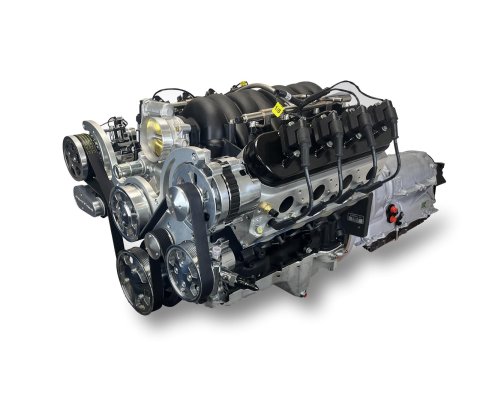 BluePrint Engines Engine and Transmission Combos BLS3763KZF 376 c.i. GM LS Compatible Builder Series - Standard Edition - Fuel Injected - ZF Automatic - Polished Pulley Kit