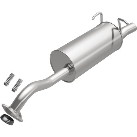 BRExhaust Direct-Fit Steel 1.75 Inch Muffler 108-0051 Mufflers, Direct-Fit, in. Inlet/Outlet, Steel, Aluminized, for use on Honda®, 2.4L, Each