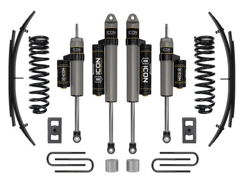 ICON Vehicle Dynamics - Suspension Leveling & Lift Kits for 2023 F-250 SUPER DUTY, F-350 DUTY K62562L 23 FORD F250/F350 DIESEL 2.5" STAGE 2 SUSPENSION SYSTEM W EXPANSION PACK