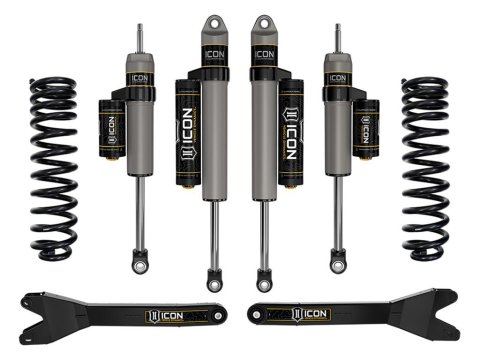 ICON Vehicle Dynamics - Suspension Leveling & Lift Kits for 2023 F-250 SUPER DUTY, F-350 DUTY K62592R 23 FORD F250/F350 GAS 2.5" STAGE 2 SUSPENSION SYSTEM W/ RADIUS ARMS