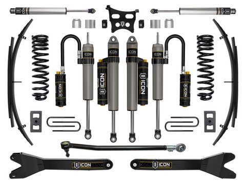 ICON Vehicle Dynamics - Suspension Leveling & Lift Kits for 2023 F-250 SUPER DUTY, F-350 DUTY K62595RL 23 FORD F250/F350 GAS 2.5" STAGE 5 SUSPENSION SYSTEM W/ RADIUS ARMS/EXPANSION PACKS