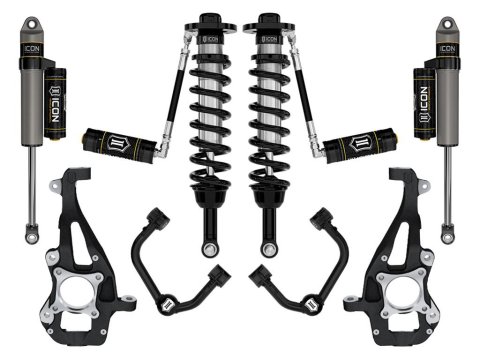 ICON Vehicle Dynamics - Suspension Leveling & Lift Kits for 2021-2024 F-150 K93143T LIFT KIT W TUBULAR UCA 21-23 FORD F150 4WD 3.5-4.5" STAGE 3 SUSPENSION SYSTEM W TUBULAR UCA