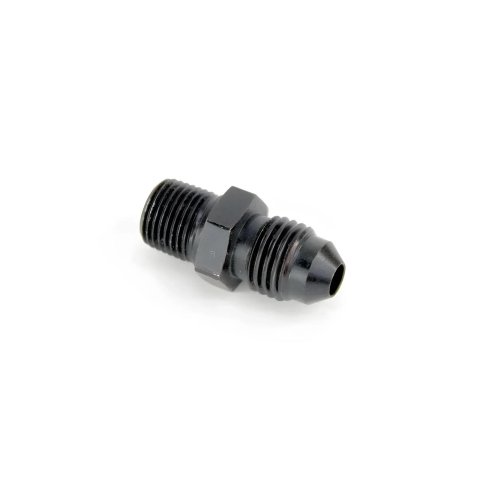 Nitrous Outlet AN to NPT Adapter Fittings 00-01152-F Fitting, Adapter, NPT, Straight, Aluminum, Black Anodized, -4 AN, 1/8 in. NPT, Each