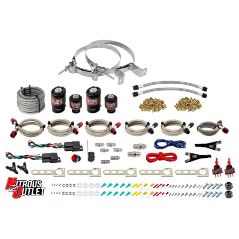 Nitrous Outlet EFI Dual Stage Single Nozzle Systems 00-10003-00 GM System (No Bottle)