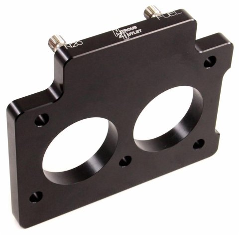 Nitrous Outlet Oxide Plate Systems 00-10100-00 Systems, EFI Plate, Wet Style, WOT Switch Activation, for Use On Applications with 52mm Throttle Body, Chevrolet, Pontiac, 5.7L LT, Kit