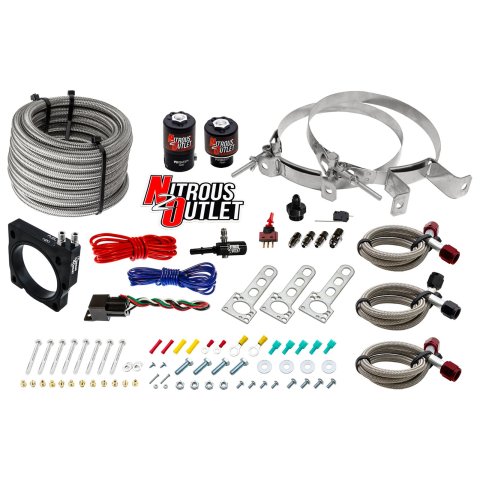 Nitrous Outlet Oxide Plate Systems 00-10130-00 80mm EFI 5.7 & 6.1 Hemi System (No Bottle)