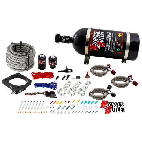 Nitrous Outlet Oxide Plate Systems 00-10131-10 85mm EFI 5.7 & 6.1 Hemi System (10lb Bottle)