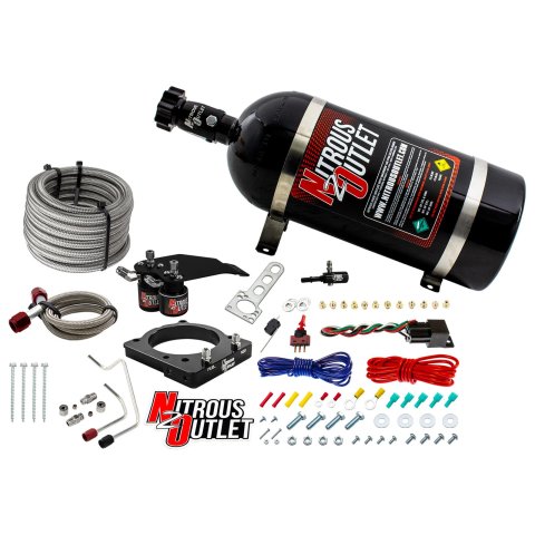 Nitrous Outlet Oxide Plate Systems 00-10139-10 2011-2014 6.4 Hemi Hardline System (10lb Bottle)