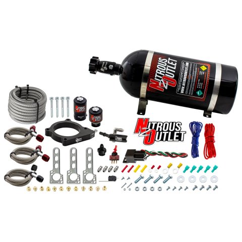 Nitrous Outlet Oxide Plate Systems 00-10144-10 11+ Mustang GT System (10lb Bottle)