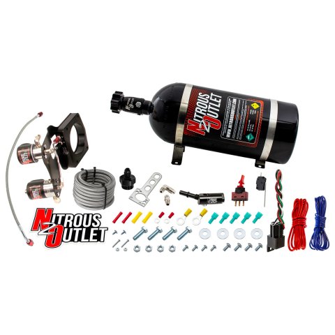 Nitrous Outlet Oxide Plate Systems 00-10177-10 83MM 2014+ 5.3 & 6.2L Chevy Truck System (10Lb Bottle)