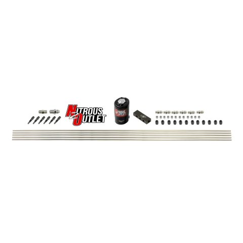 Nitrous Outlet Oxide System Conversion and Upgrade Kits 00-10383-SBT Dry EFI 6Cyl 1Sol Forward Plumbers Kit w/ Dist Block SBT Discharge Noz.