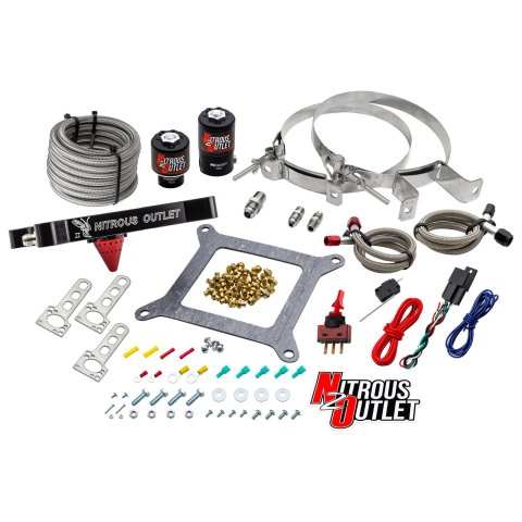 Nitrous Outlet Stinger Plate Oxide Systems 00-10600-00 4150 System (50-400hp) (5,7,10psi)(No Bottle)