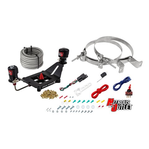 Nitrous Outlet Stinger Plate Oxide Systems 00-10612-00 Race 4150 Syste, Deep Center Sol Bracket Low PSI(No Bottle)