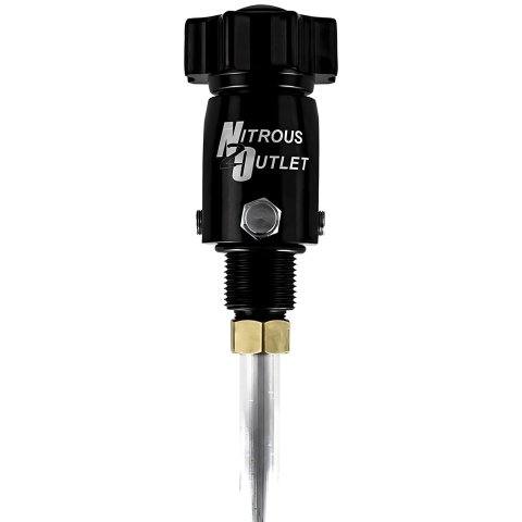 Nitrous Outlet Oxide Bottle Valves 00-31015 High Flow Valve (Siphon Tube Included For 12lb Bottle)