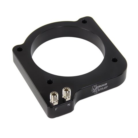 Nitrous Outlet Plate Conversion Kits 00-43007 Kit, Oxide, Billet Aluminum Plate, Gaskets, Hardware, Jetting, 6.2L Hemi, Kit