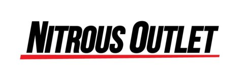 Nitrous Outlet Decals and Stickers 00-57002-B Stickers, Underline Sticker - 24"x4.5" (Black)