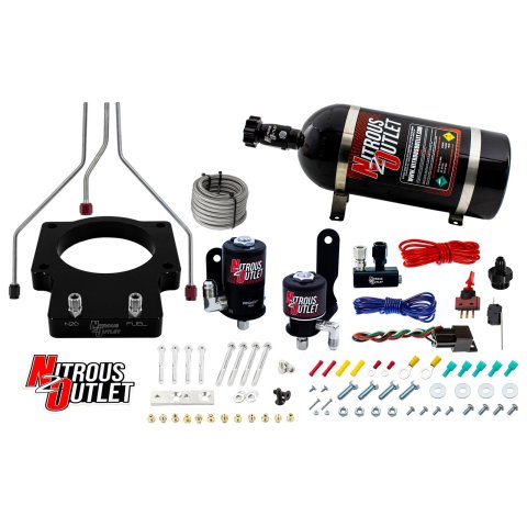 Nitrous Outlet Hardline Oxide Plate Systems 00-10118-92-10 92mm Fast Intake 98-02 F-body System With 10lb Bottle