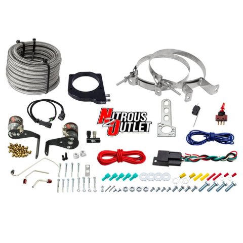 Nitrous Outlet Hardline Oxide Plate Systems 00-10119-102-00 102mm Fast Intake 2010+ Camaro System (No Bottle)