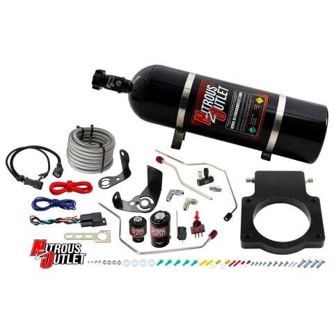 Nitrous Outlet Hardline Oxide Plate Systems 00-10119-90-15 90mm 2010+ Camaro System (15lb Bottle
