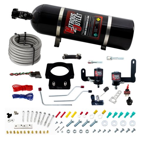 Nitrous Outlet Oxide Plate Systems 00-10122-92-15 92mm Fast Intake 97-04 Corvette System (15lb Bottle)