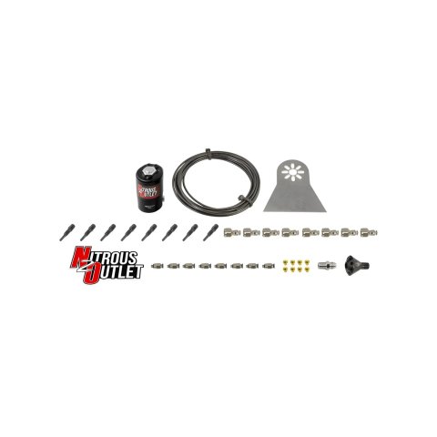 Nitrous Outlet Oxide Systems 00-10480-L-DRY Systems, Dry 8 Cylinder Solenoids forward Direct Porribution Blocks/90 Degree Discharge Nozzles