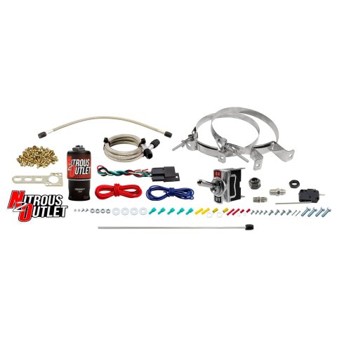 Nitrous Outlet Oxide Systems 50-10101-00 Systems, Powersports Dry Single Discharge Hard-Line System (10,15,20,25,30 HP)(No Bottle)