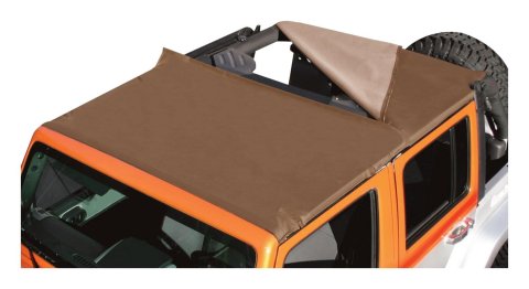 RT Off-Road Combo Beach Toppers for 1992-1995 WRANGLER - CB10037 Soft Top, Topper, Partial Top Type, Fabric, Spice, Jeep, Each